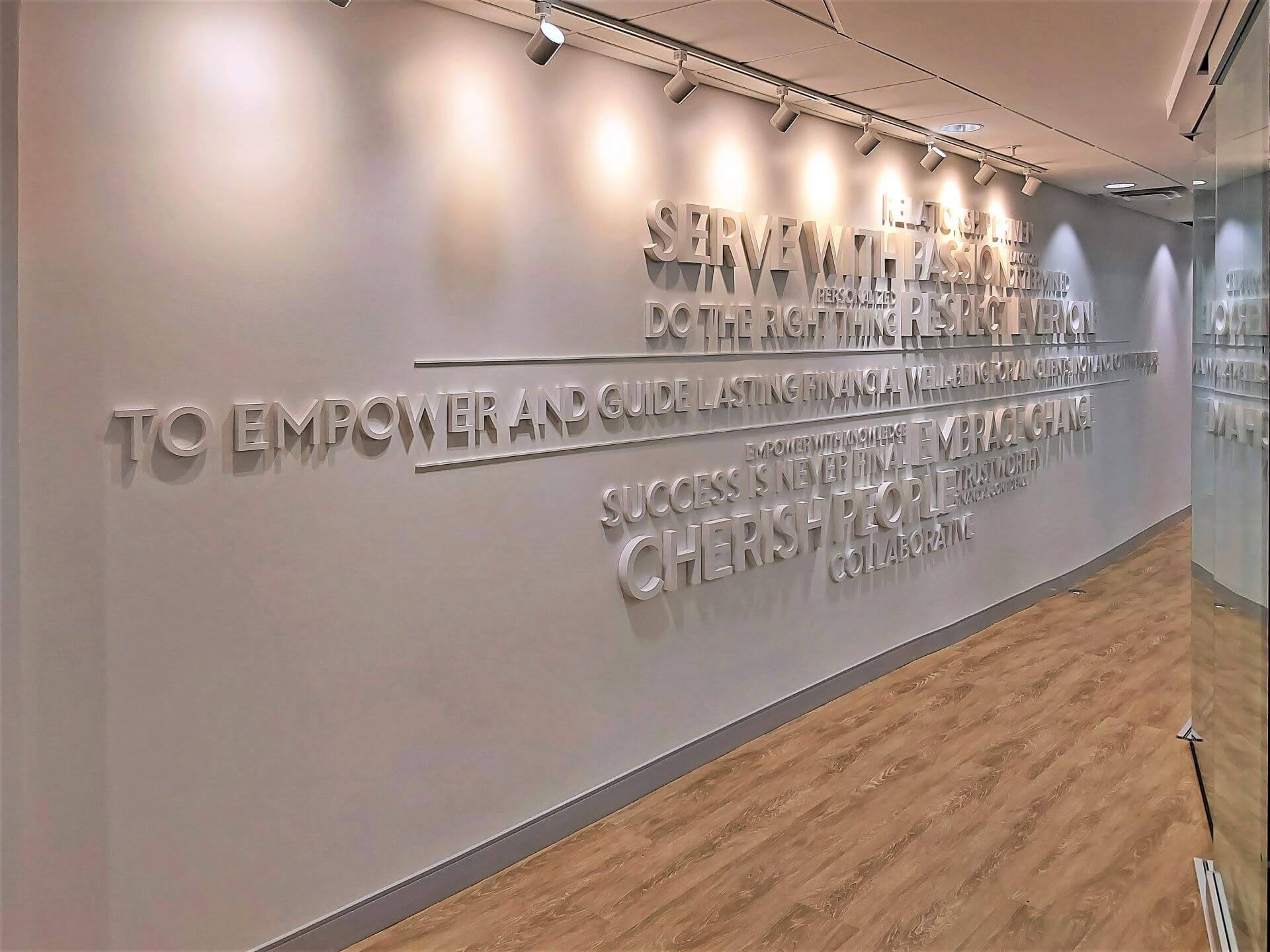 Alerus Excelsior Dimensional Word Wall