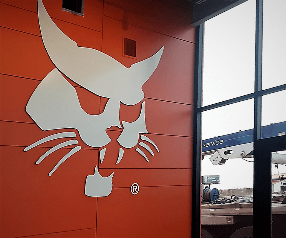 Bobcat Logo PVC Interior Logo